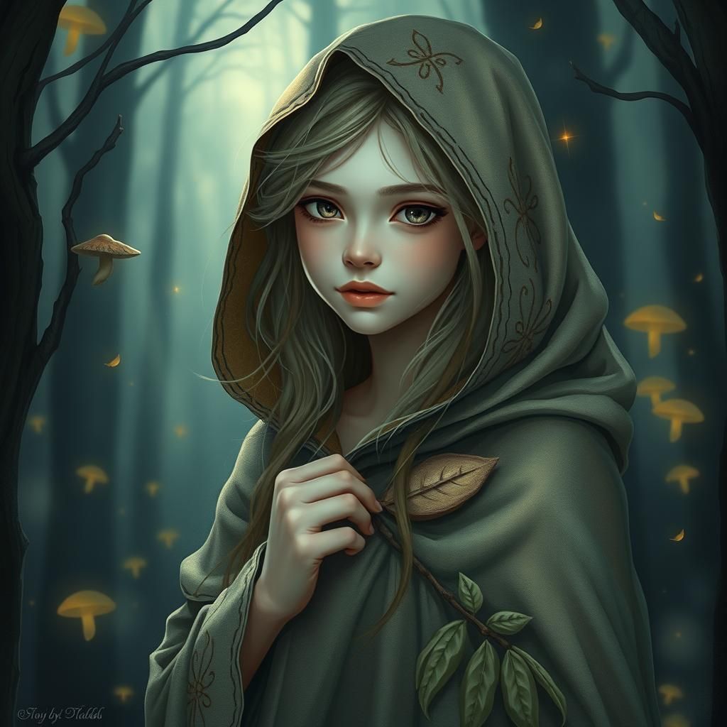 Mystical Wood Elf in Enchanted Forest Ambiance