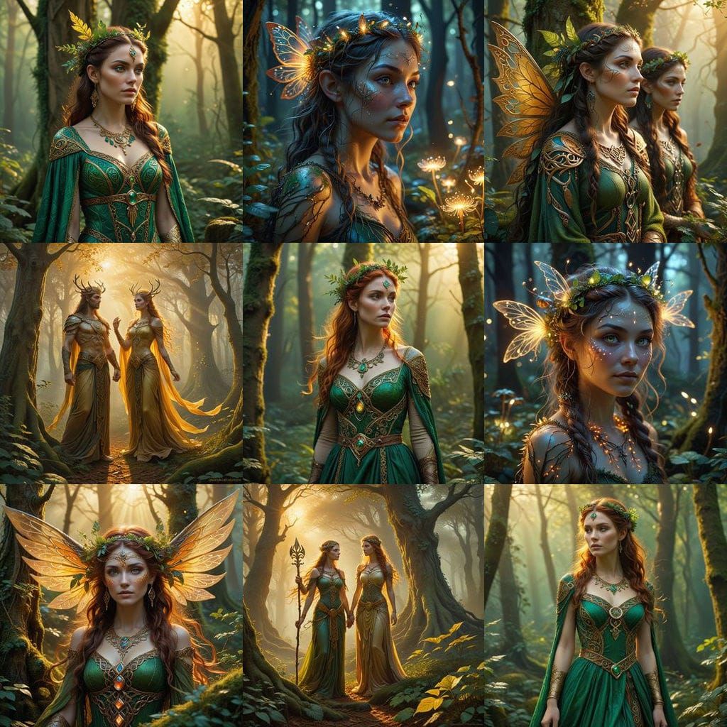 Celtic Druid Fairy Pantheon of Gods and Creatures