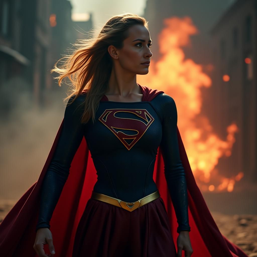 Supergirl Cinematic Keyframe in 4K