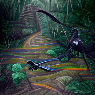 AI Image of a Simple Messenger Path