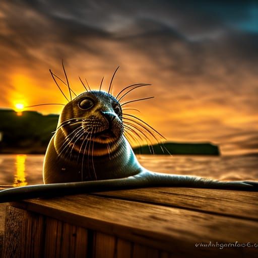 Hyperrealistic Seal in High Definition