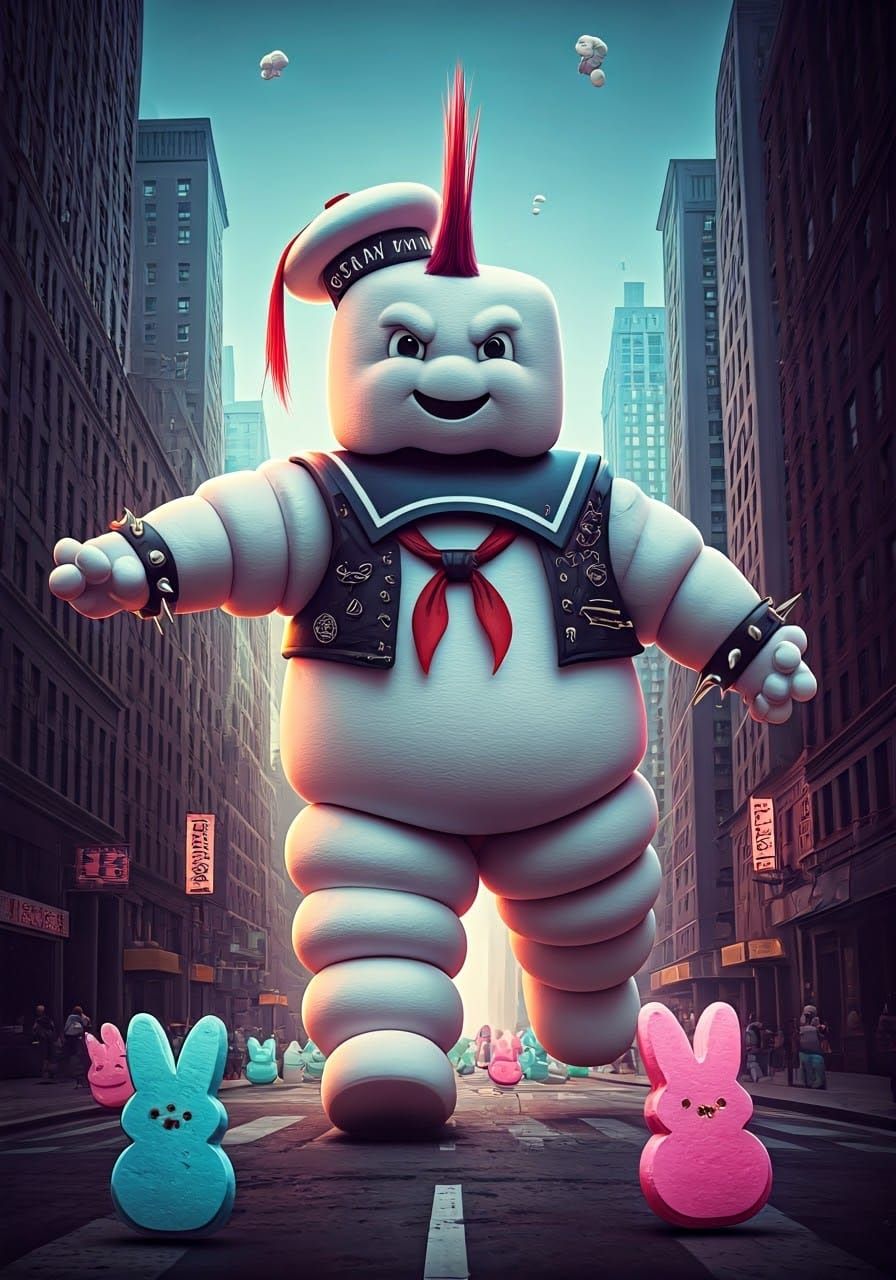 The Stay Punk Marshmallow Man