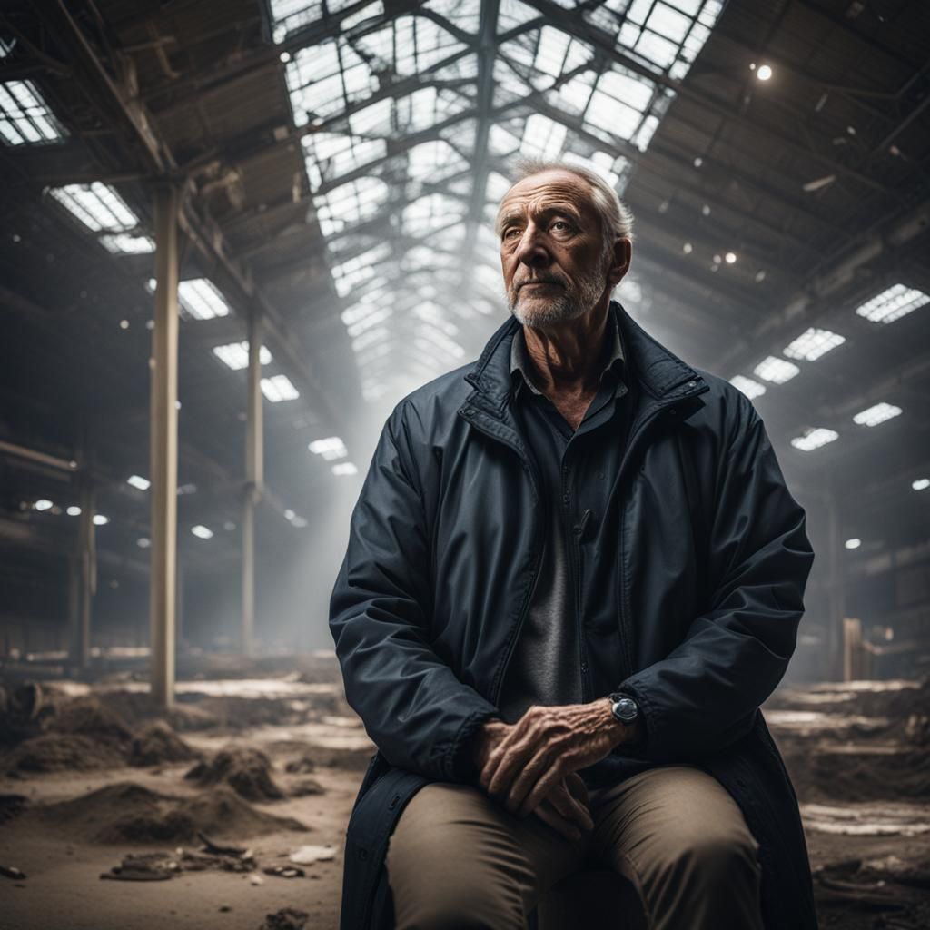 Half Human Half Goddess Portrait in Complex Environment