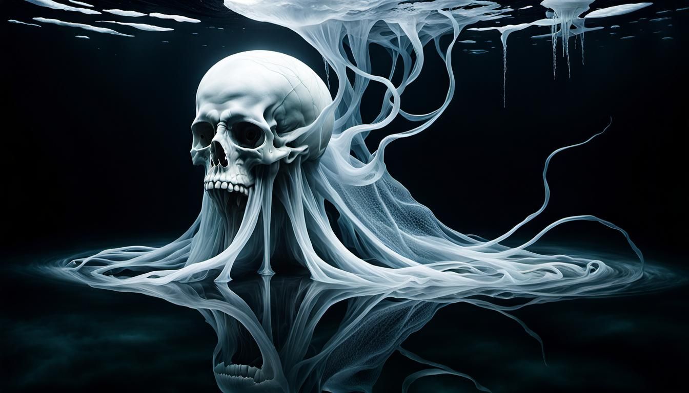 Anguish: A Dark Realism Portrait of Despair