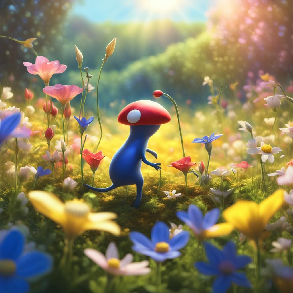 Vibrant Nintendo-Inspired Fantasy World in Florid Bloom