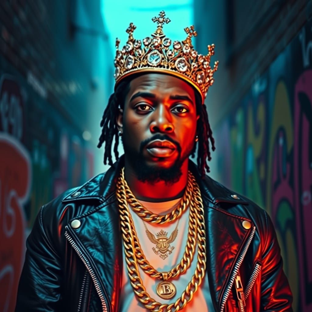 King Von's Regal Tribute in Memphis Alleyway