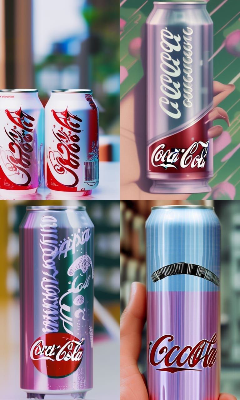 Vaporwave Coca-Cola with Japanese Text