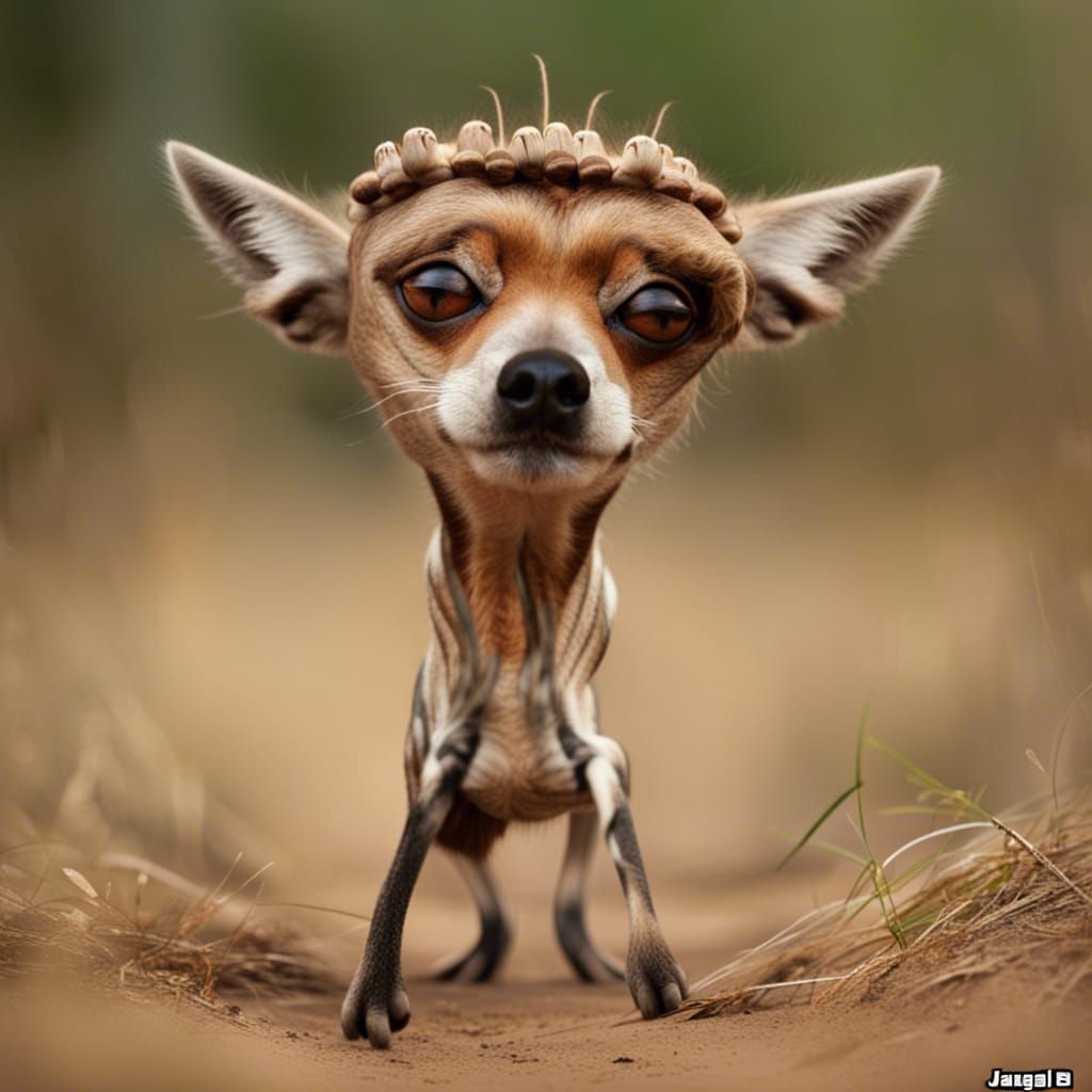 Funny Animals in a Mexican Jungle Photo