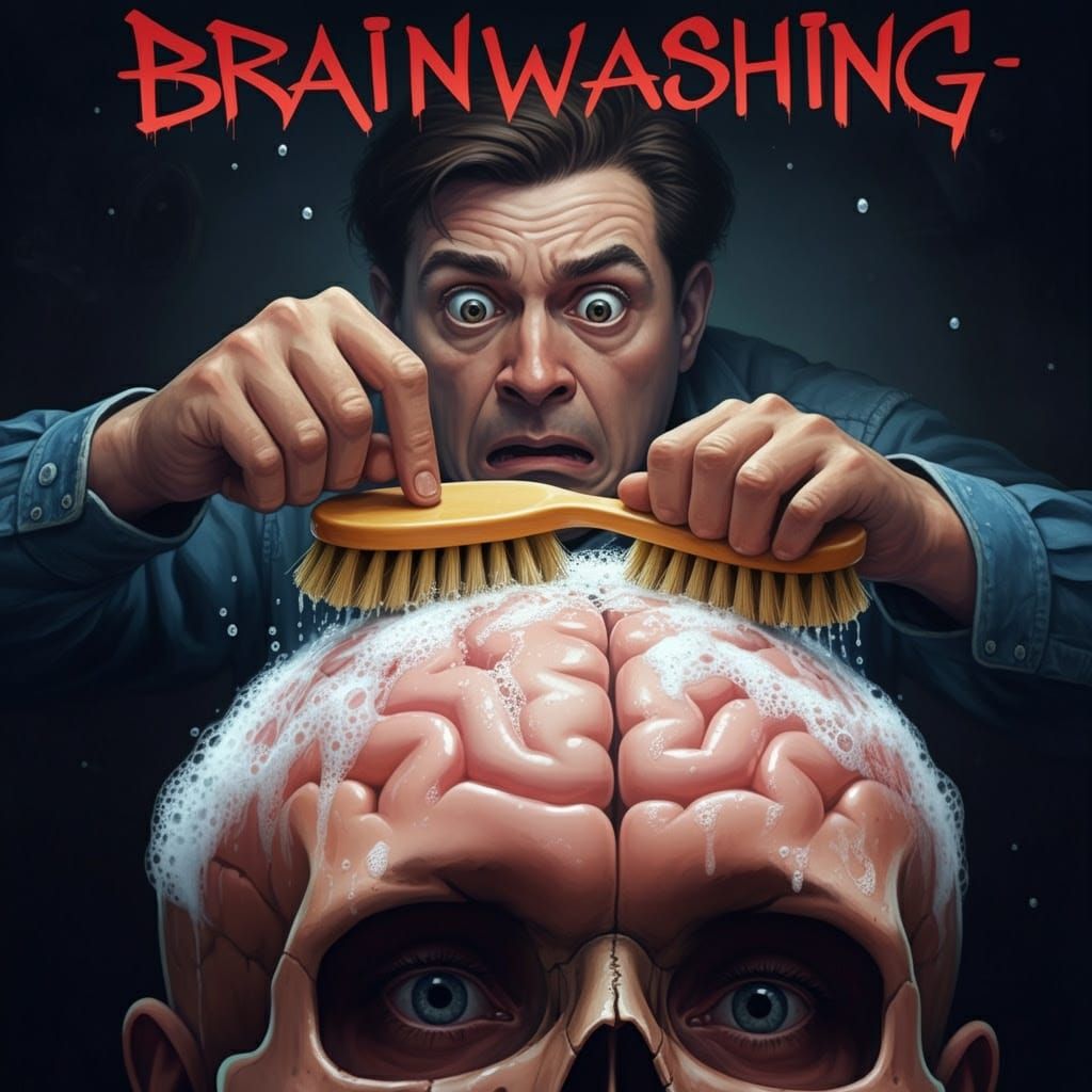 Surreal Macro Image of Inner Turmoil