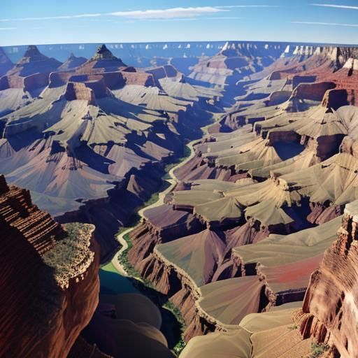 AI Generated Grand Canyon Landscape