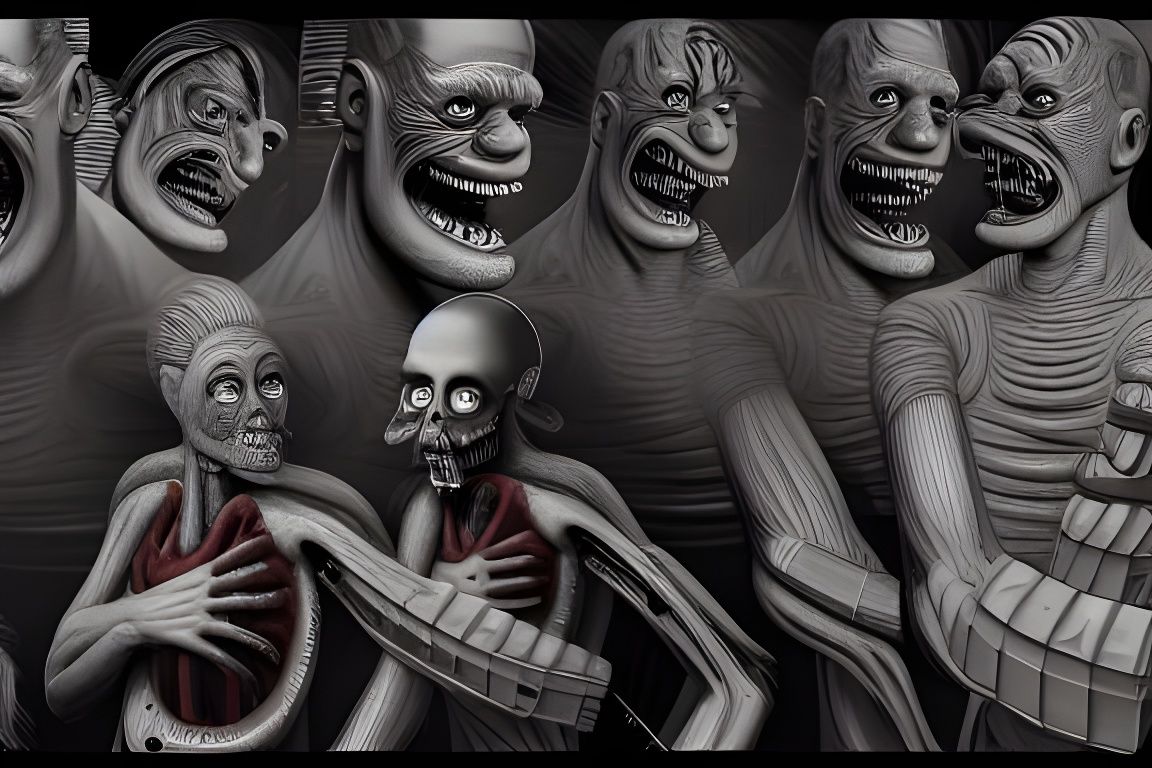 the Simpsons, flesh art body horror