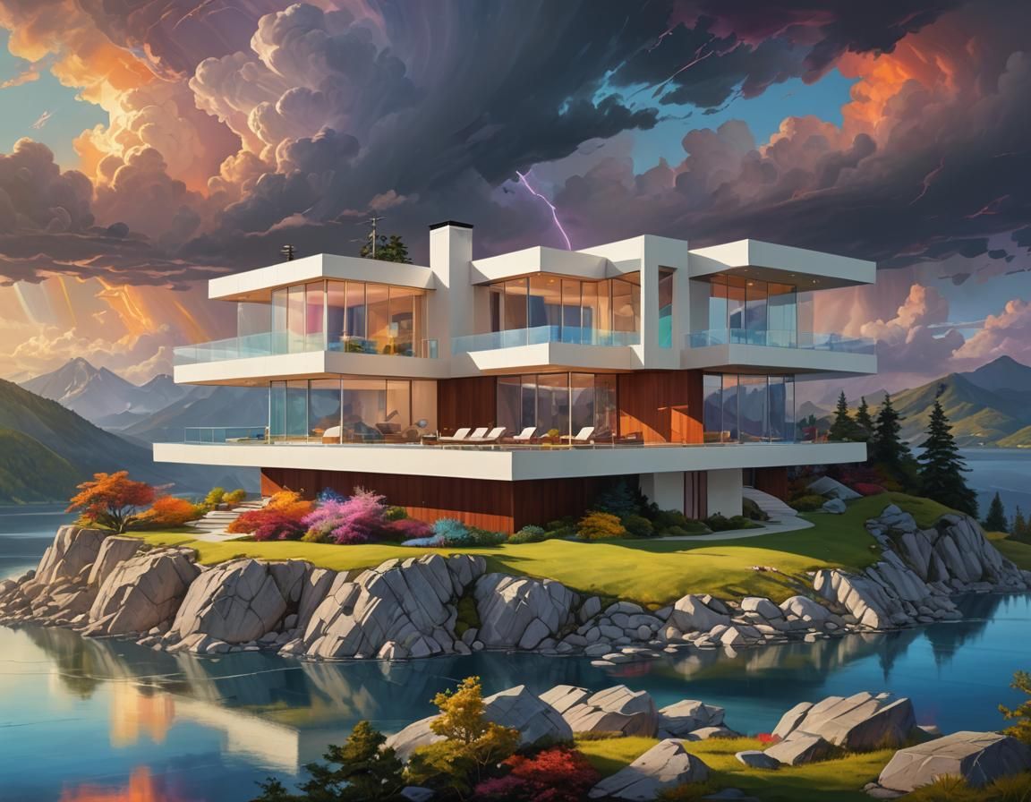 Majestic Ultramodern House Overlooking Great Lake