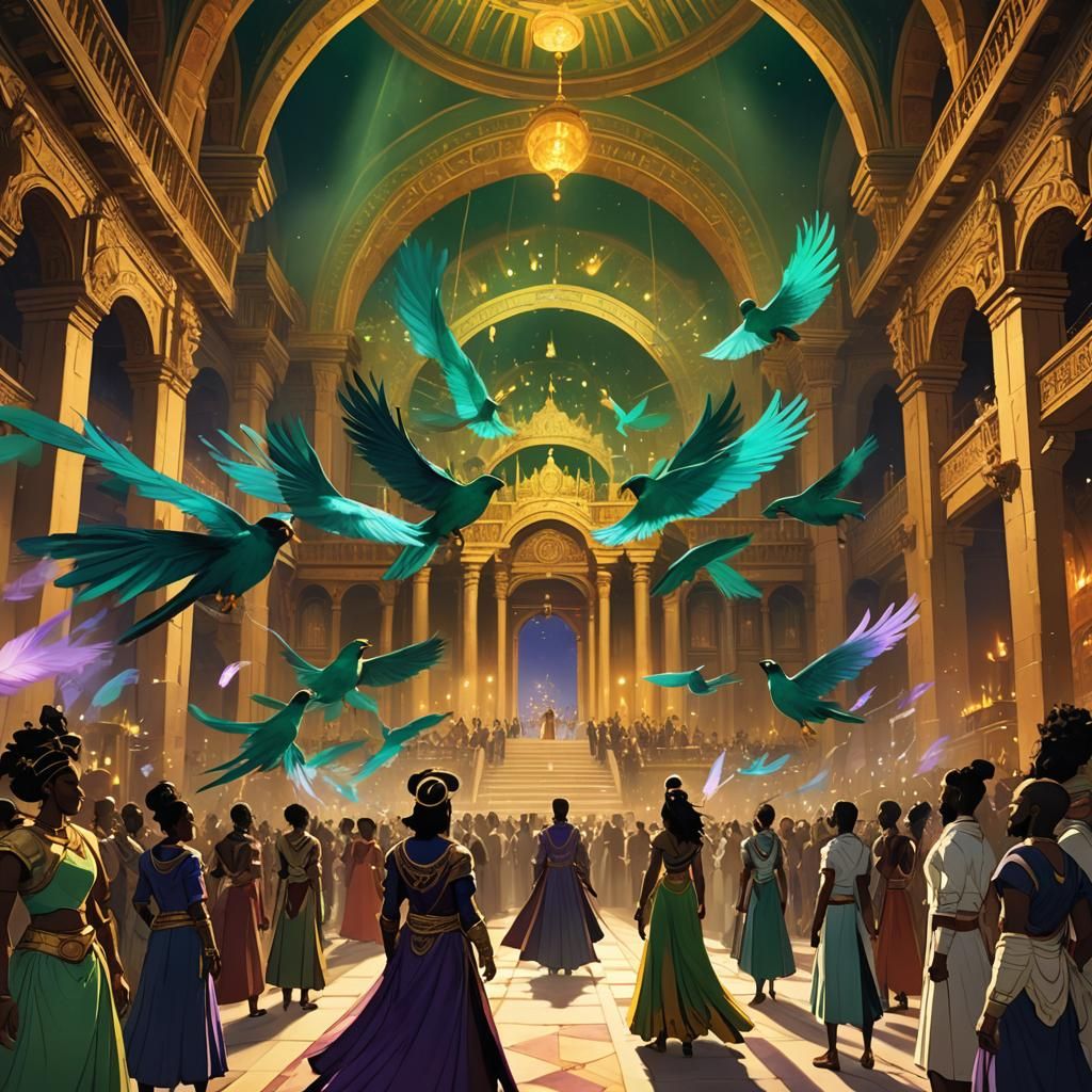 Aurion in Ancient Palace Fantasy Concept Art