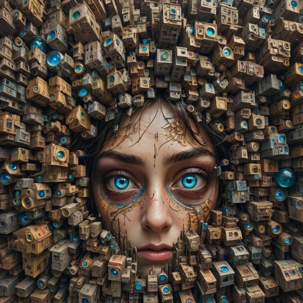 Ambiguous Eyes: A Cinematic Digital Matte Painting