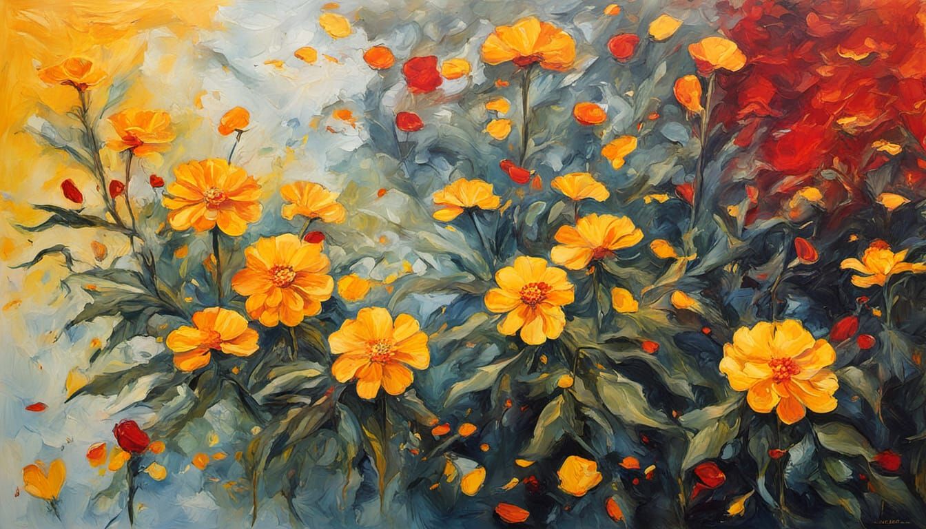 Abstract Surrealism Painting of Sycamore Salem Eminence in G...