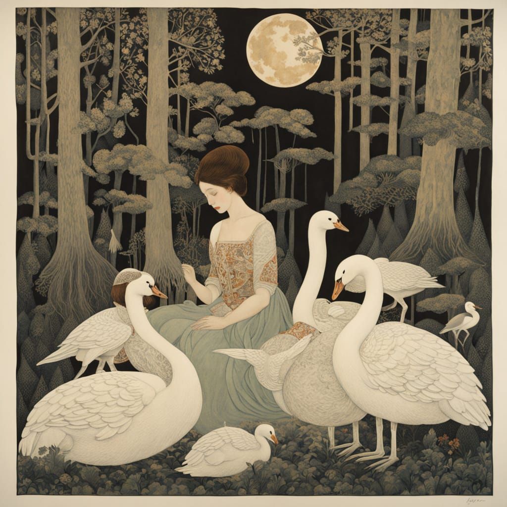 Surreal Nature Goddesses Unite in Vibrant, Whimsical Forest ...