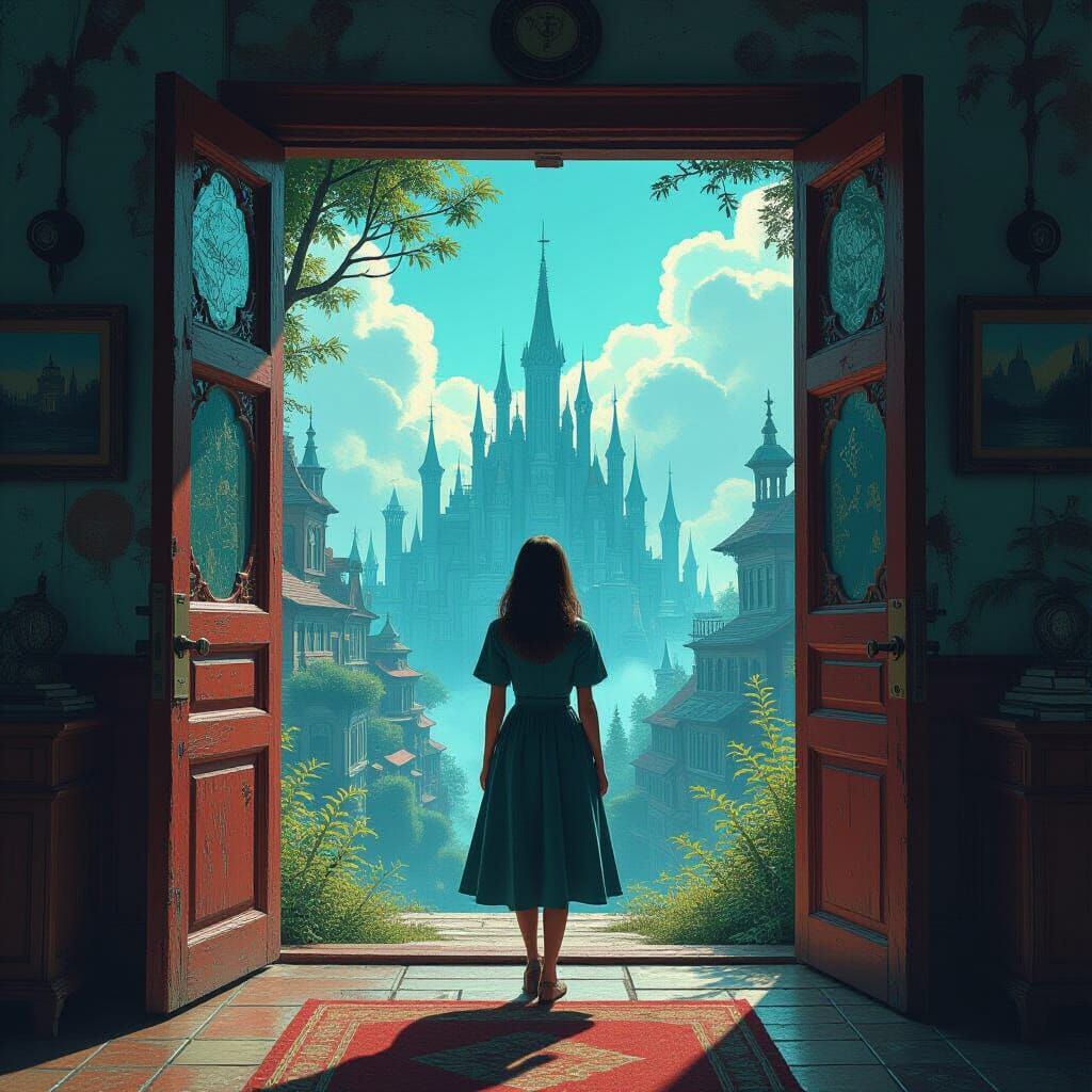 Threshold of Worlds: Surreal Dreamlike Portals