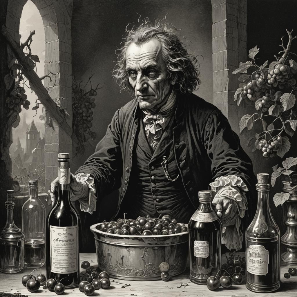 Cherry's Horror: A Dark Fantasy Scene