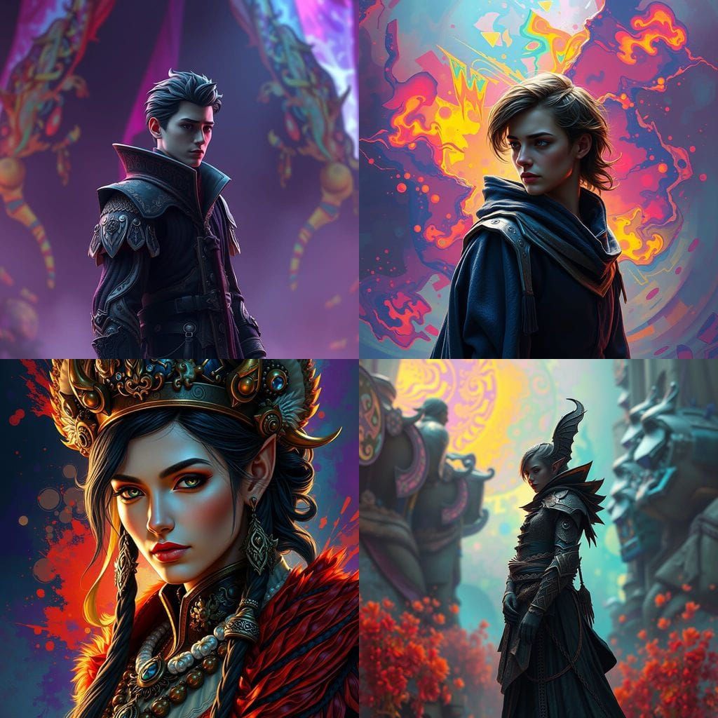 Detailed 3D Fantasy Art Illustration in Color