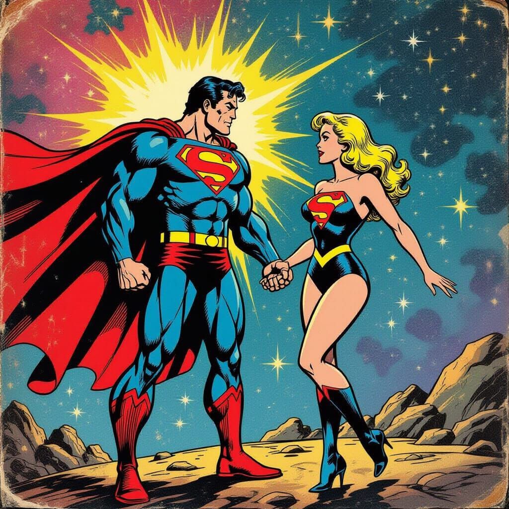 1917 Hercules Superman Alternate Black Costume in Deep Space...