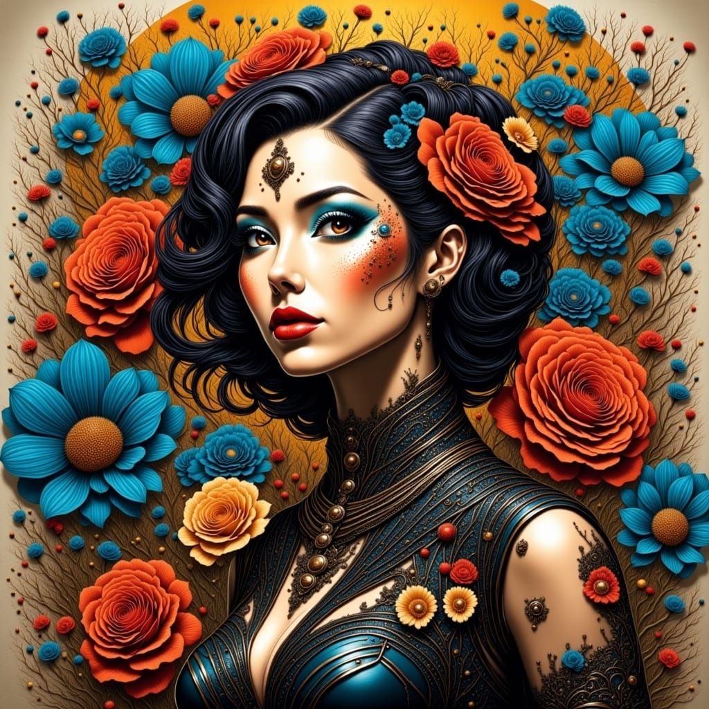 Textured Surface Generated with LoRA Model