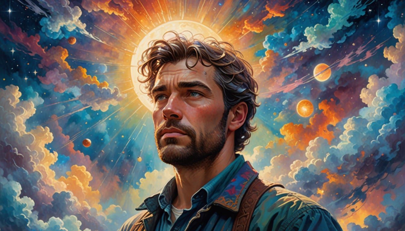 Gentleman in Ethereal Light