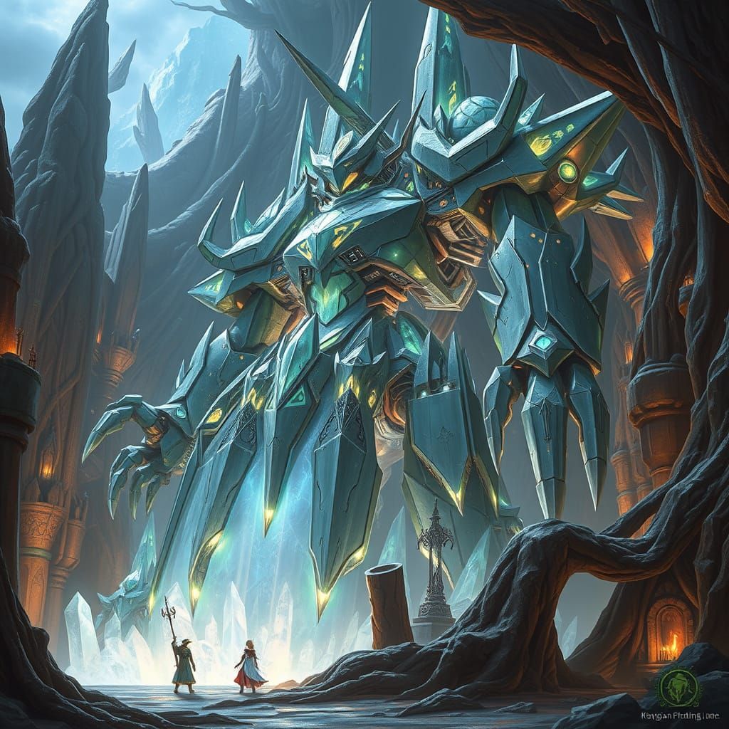 Celestial Guardian Slumbers Beneath Ancient Fortress in Cybe...