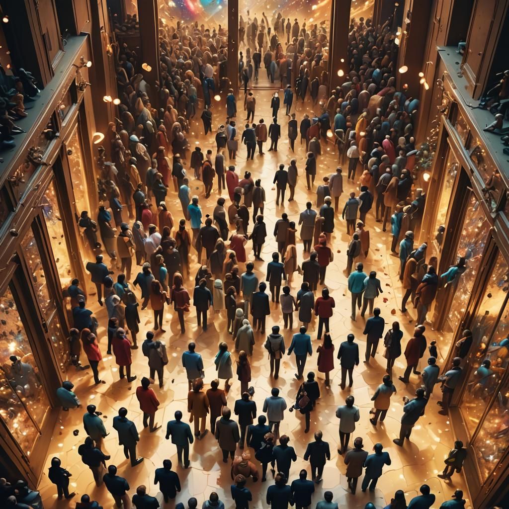 Surreal Doors Open to Merging Dimensions