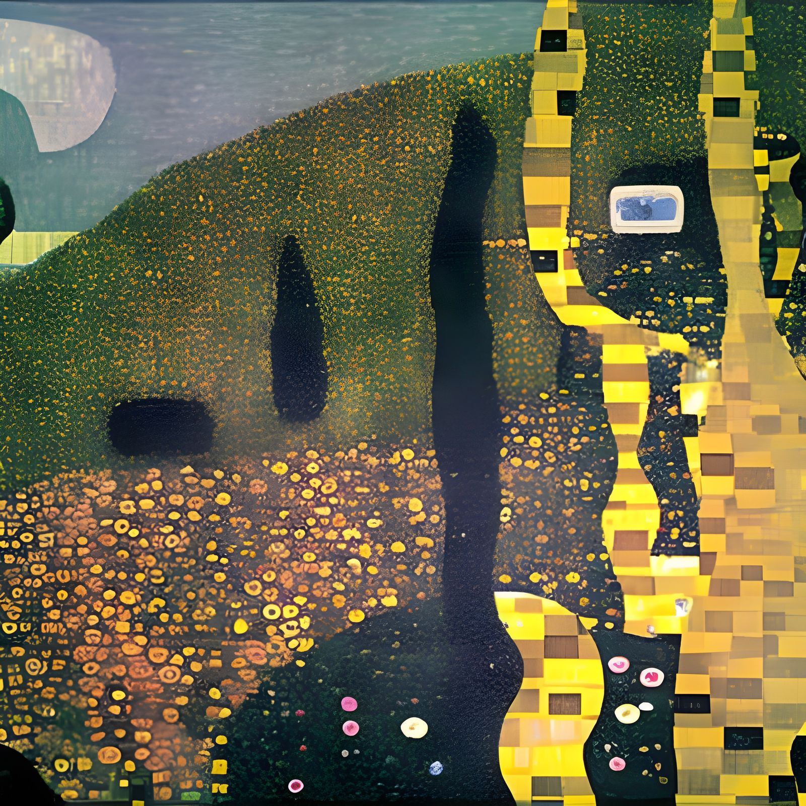Klimt-Inspired Long Way Home with Dynamic Lighting