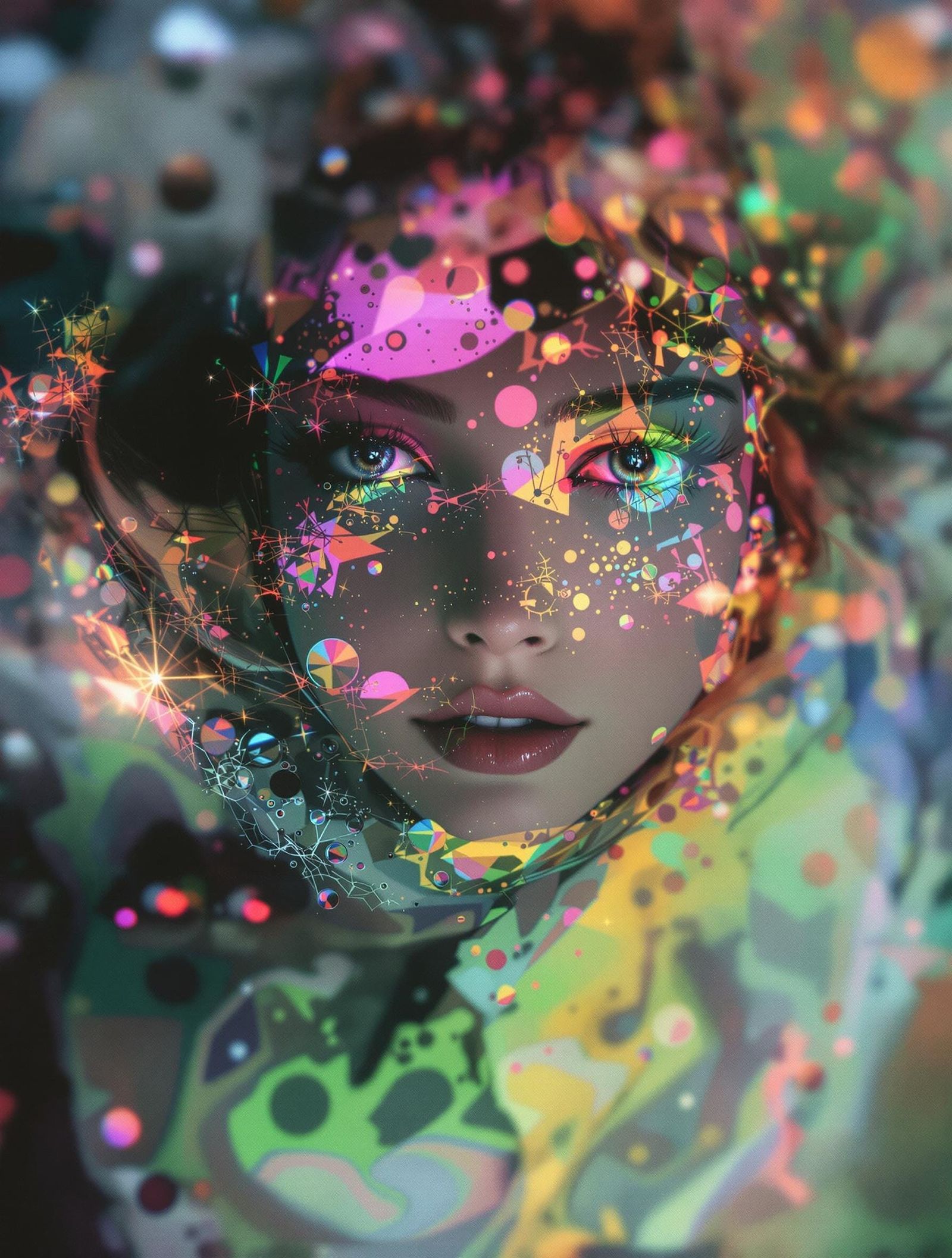 Superfluid Helium Eyes Character Design