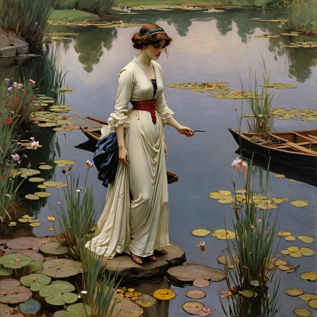 Classical Portrait in Oil Paint Style