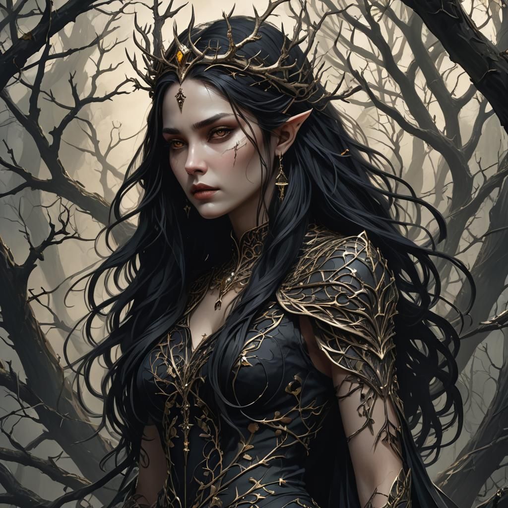 Eris es una chica con una belleza única y misteriosa. Tiene el rostro afilado, con facciones delicadas y marcadas. Sus o...