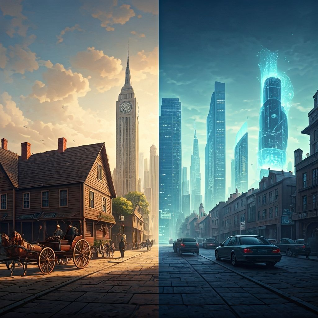 Triple-Era City: A Panoramic Vision of Time