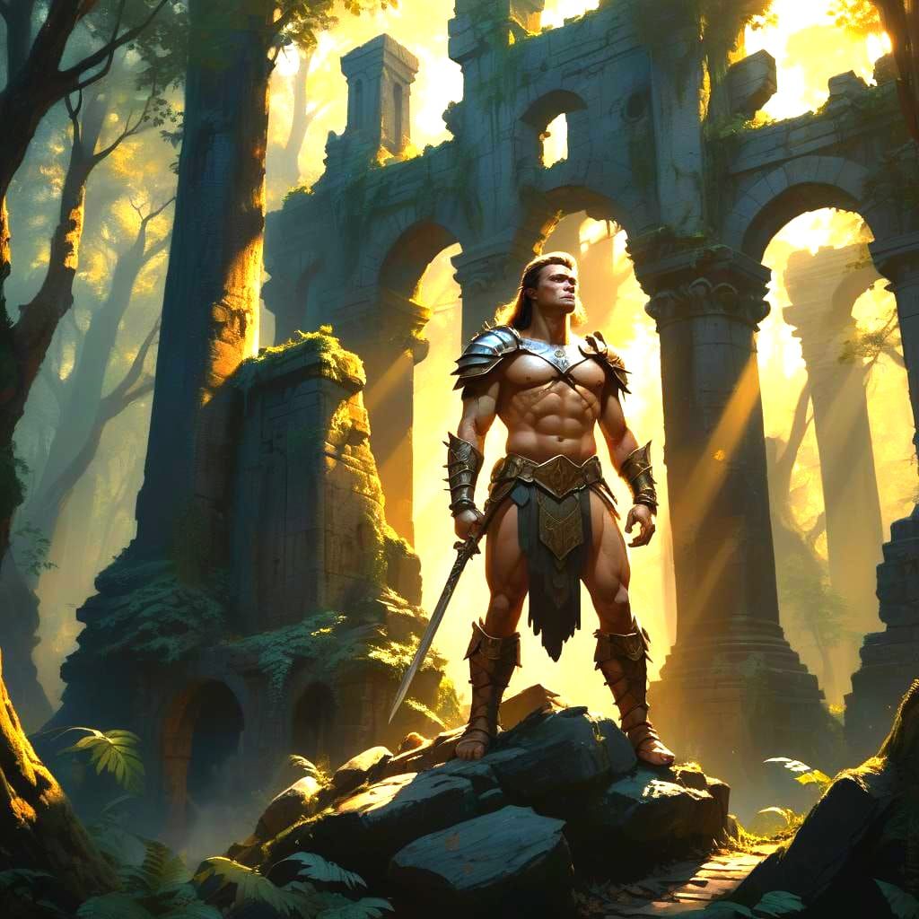 Fantasy Artwork in Frazetta Style