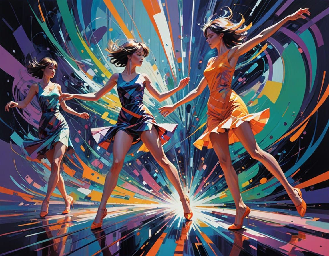 Vibrant Dance of Kinetic Energy