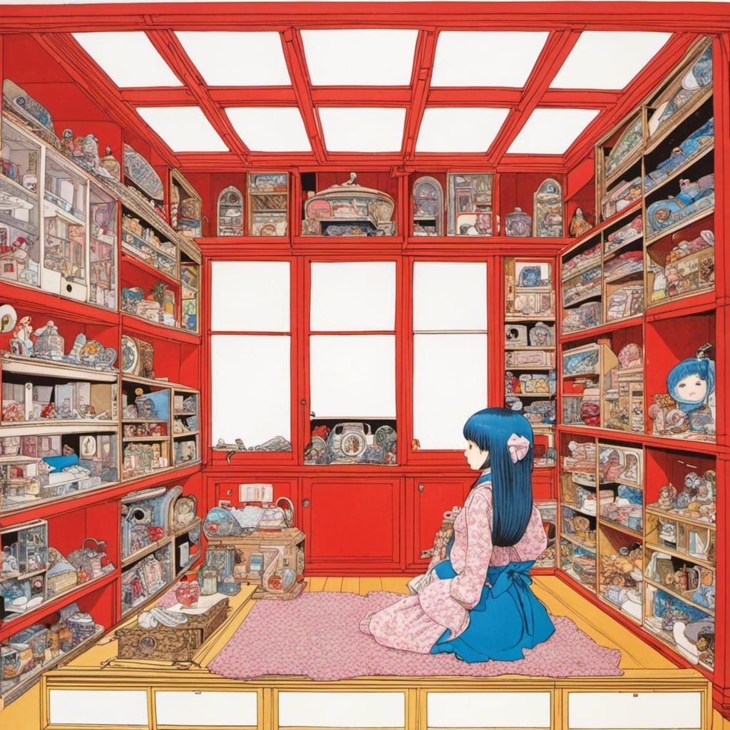 Dollhouse Doll in Ero-Guro Style