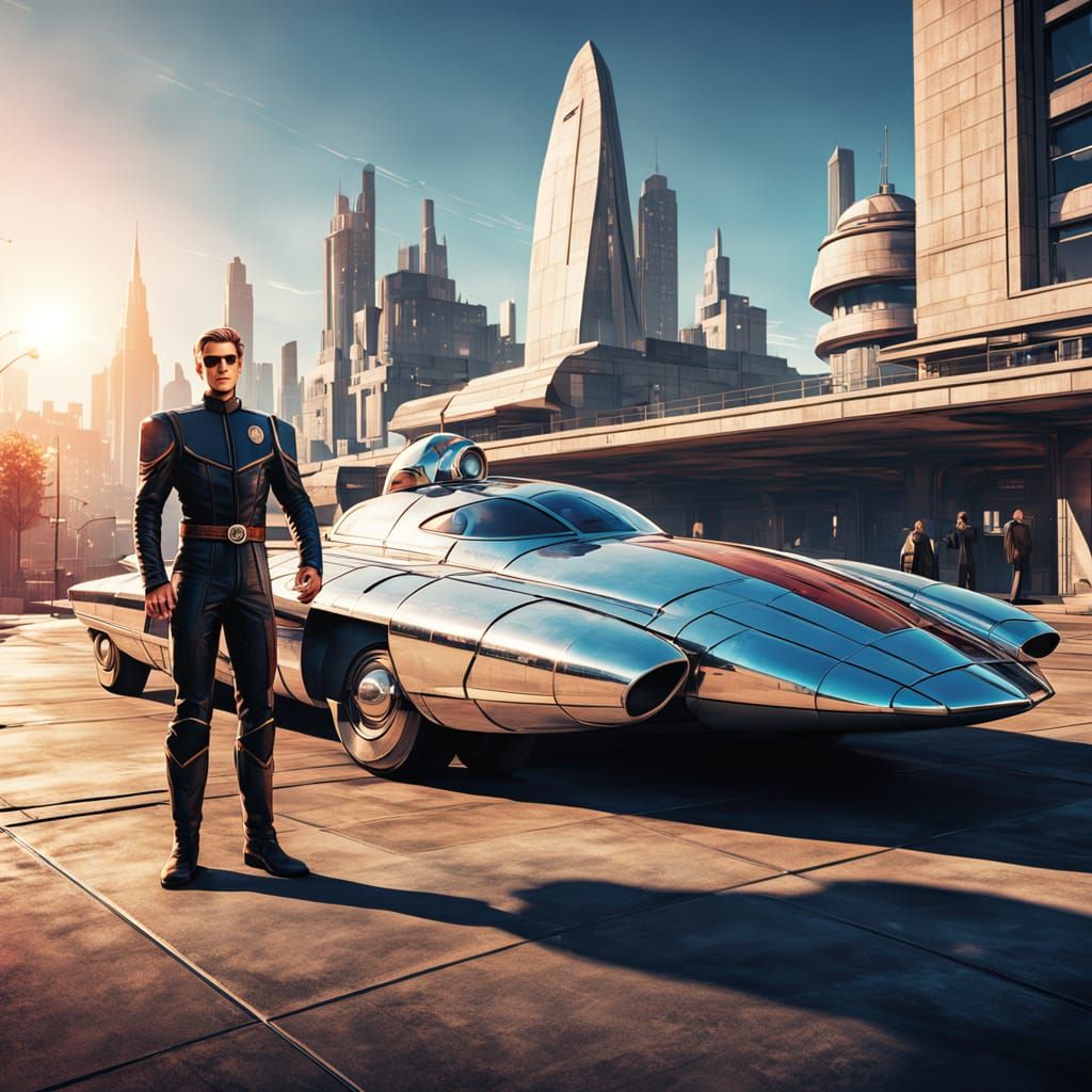 FLASH GORDON AND HIS CHROME SPEEDSTER