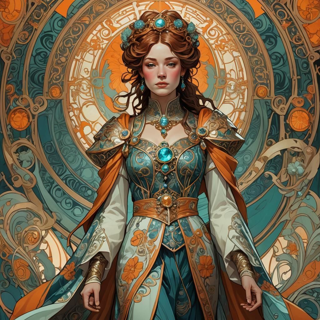 Art Nouveau Empress on Imperial Runway