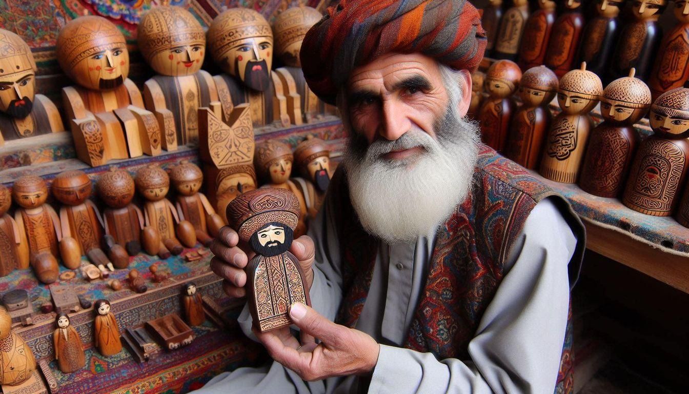 Said, the Master of Tajik Folk Wooden Toys