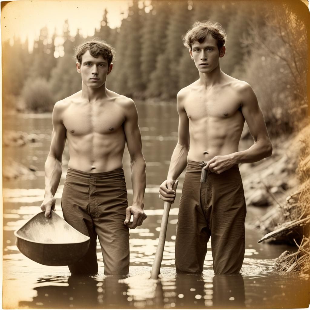 Gold rush pioneers
