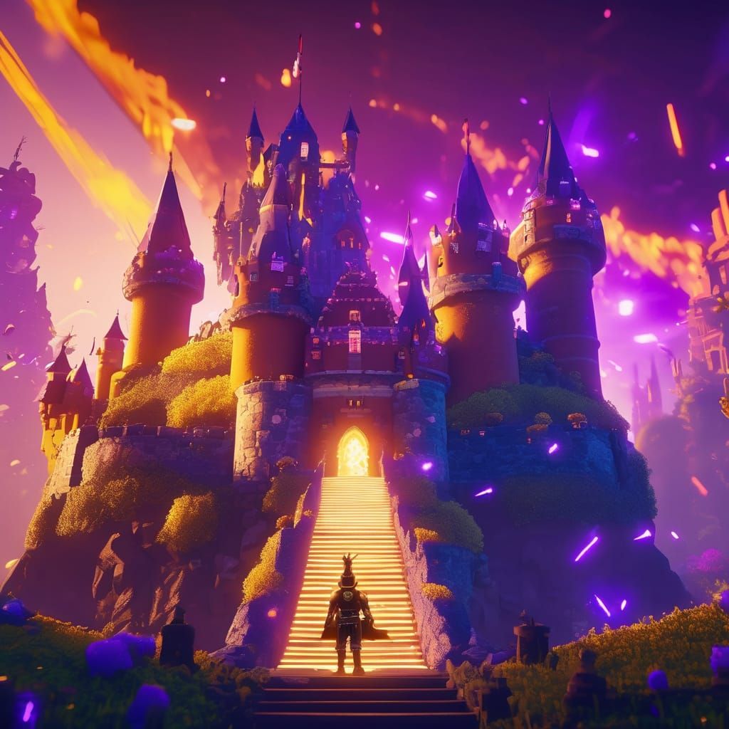 Roblox Character in Fantasy World Concept Art