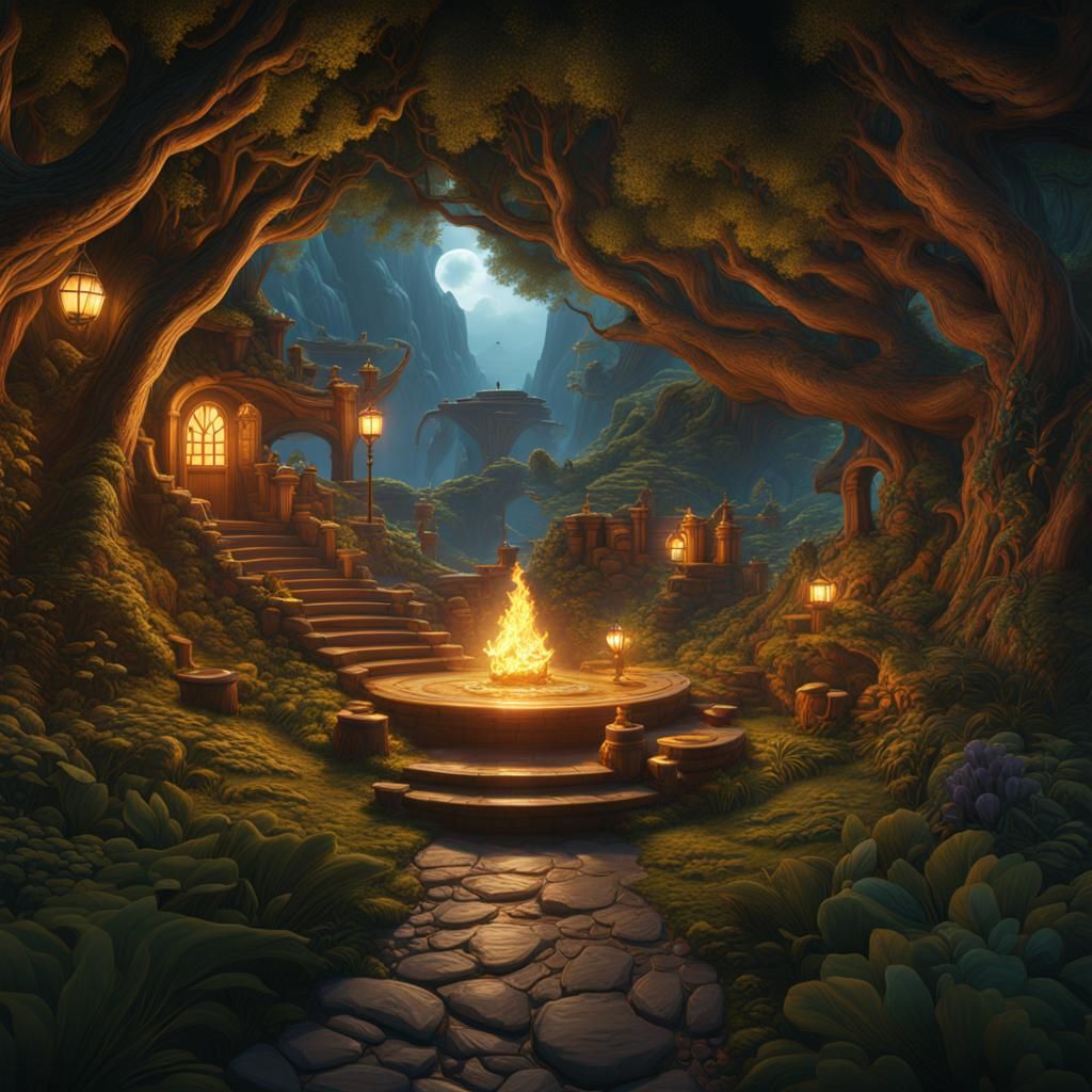 Family and Life Insurance: Detailed Matte Painting