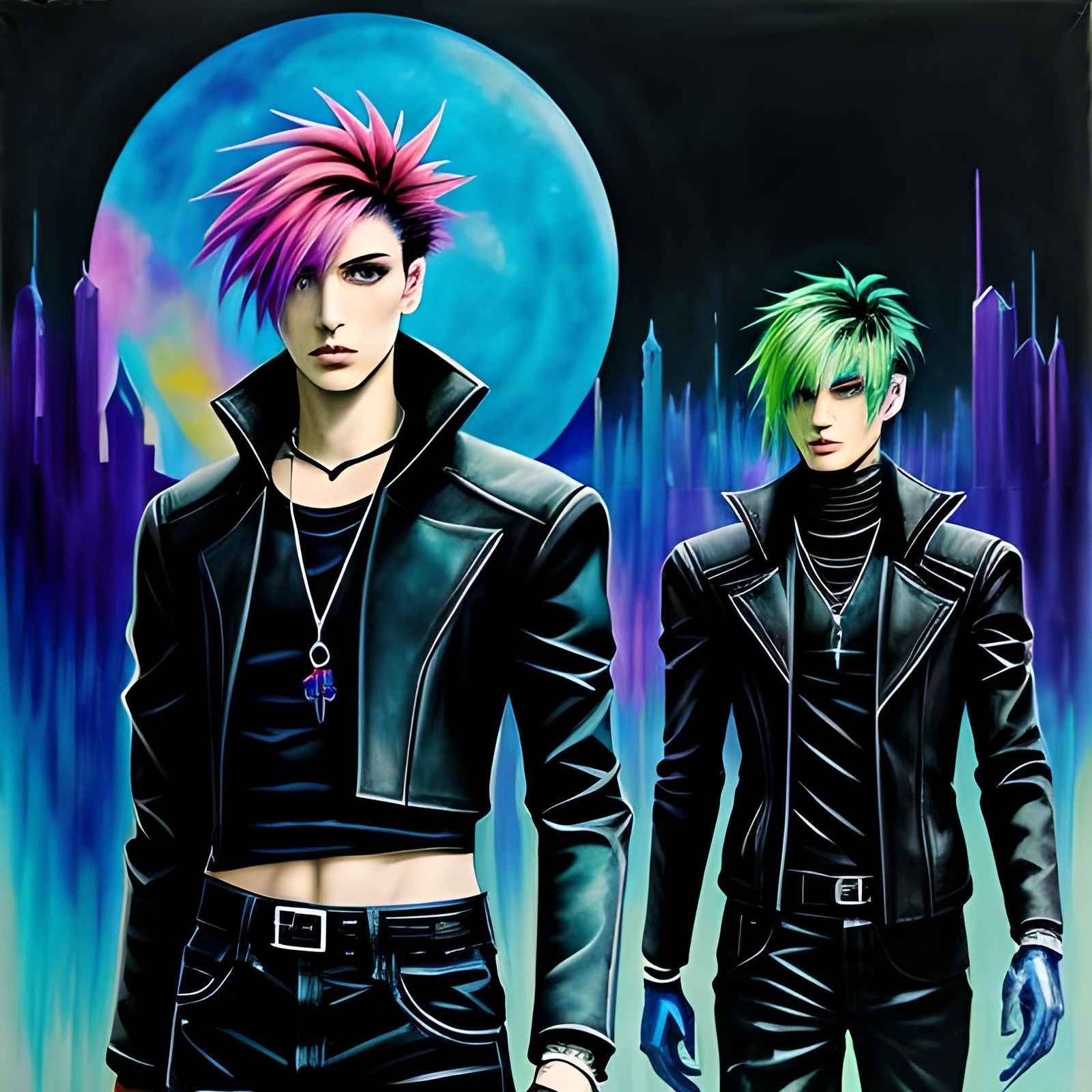 Gothic Cyberpunk Dream: Boys in a Twilight World