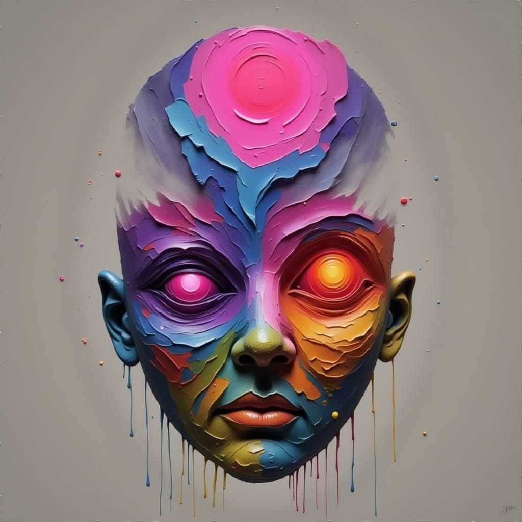 Abstract AI-Generated Textures with Vibrant Colors