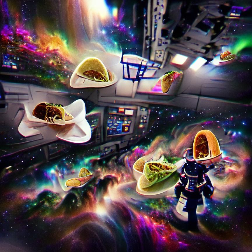 Tacos Float Through Space