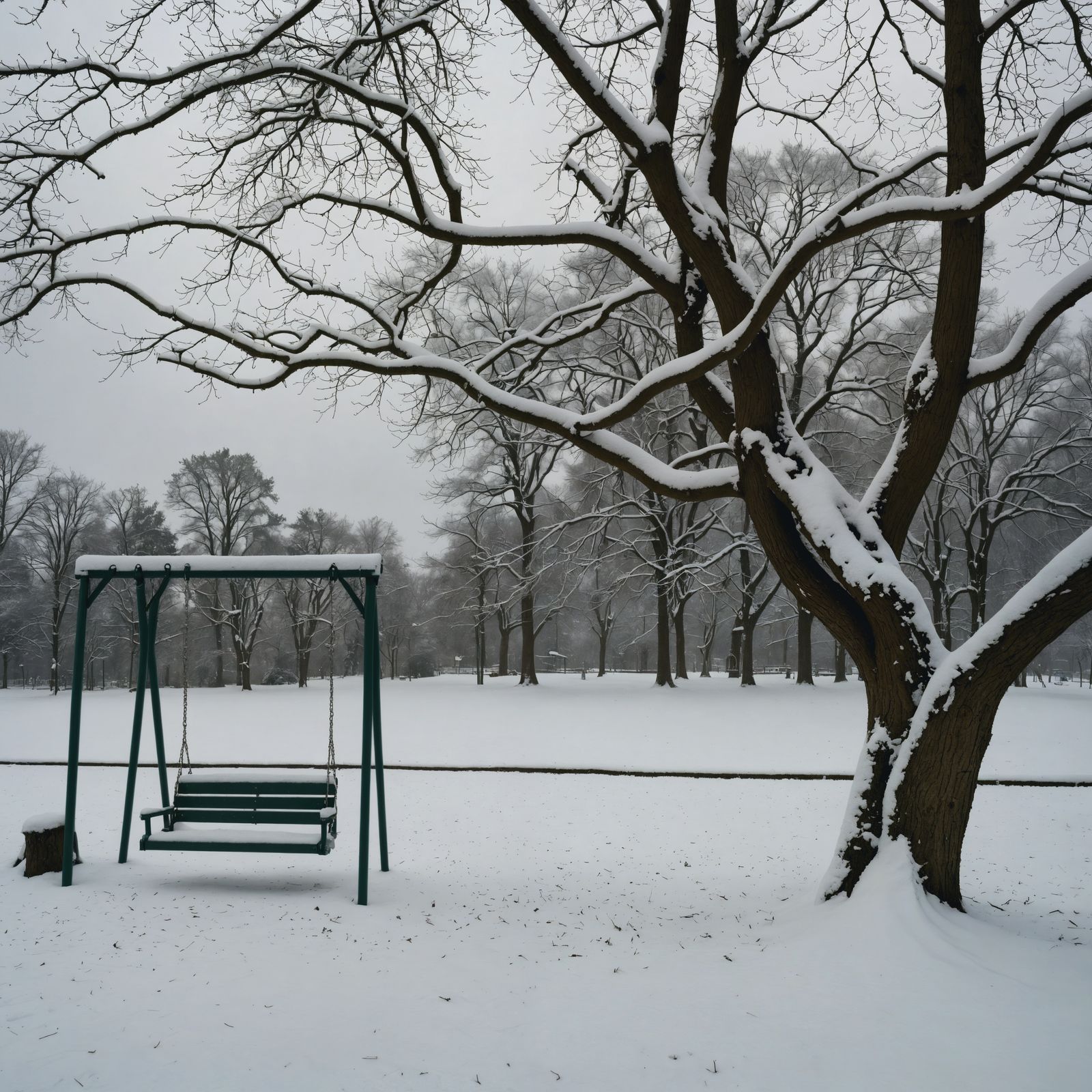 Winter Wonderland Swing Set in Perfect HDR