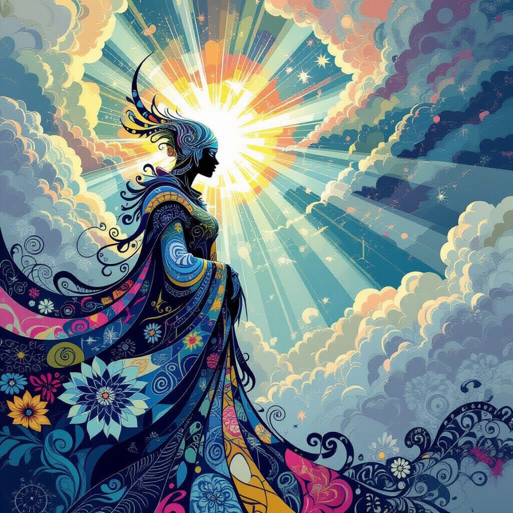 Eldrad Ulthran in Abstract Vector Fractal Style