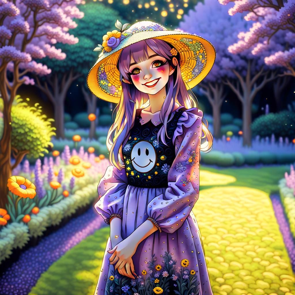 Clown girl makeup for the date