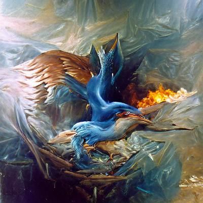 Birth of the blue phoenix