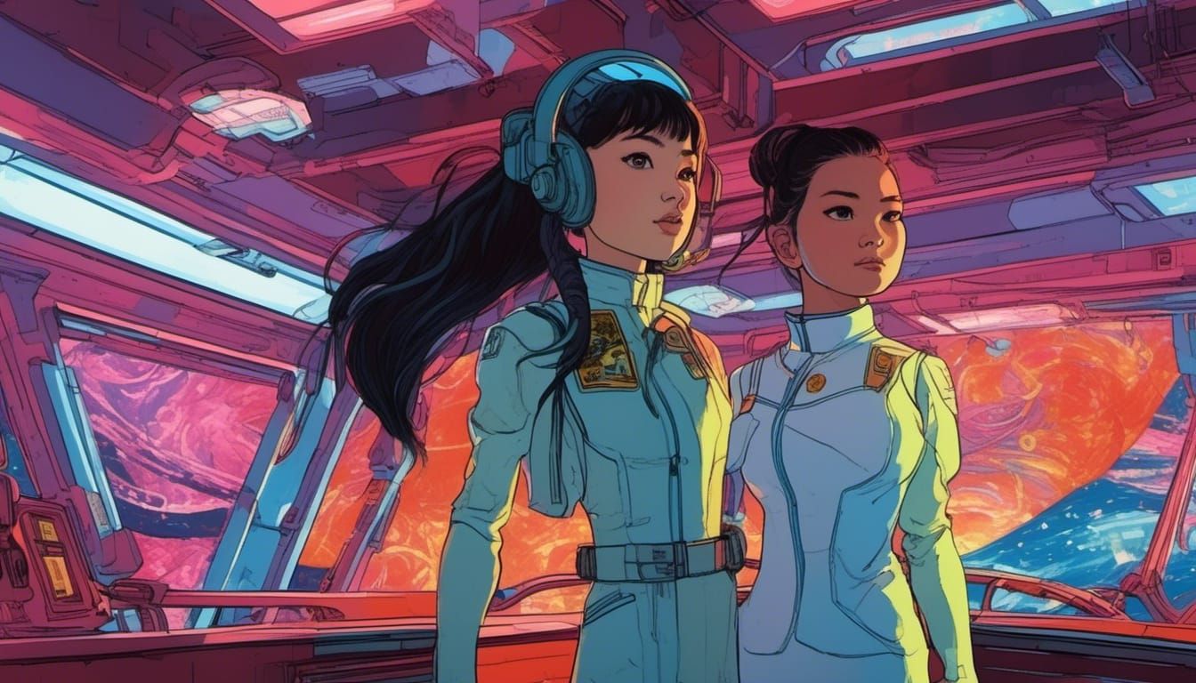 Japanese Woman Commands Starship Enterprise